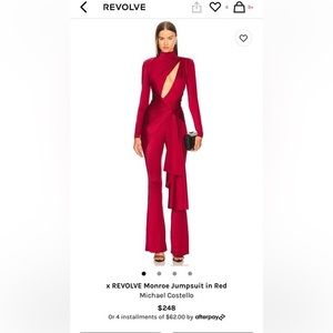 Unleash your bold side with the Michael Costello x REVOLVE
Monroe Jumpsuit